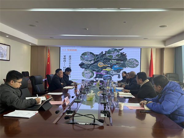 12月19日，安徽寶坤文旅集團(tuán)赴徽投集團(tuán)調(diào)研石潭村精品示范村建設(shè)運(yùn)營(yíng)情況，洪董，吳書記陪同調(diào)研。.jpg
