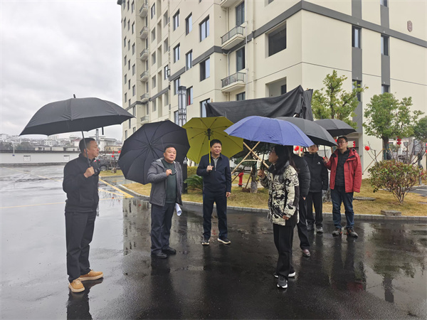 2月20日，洪董陪同詹凱縣長一行調(diào)研七川安置區(qū).jpg