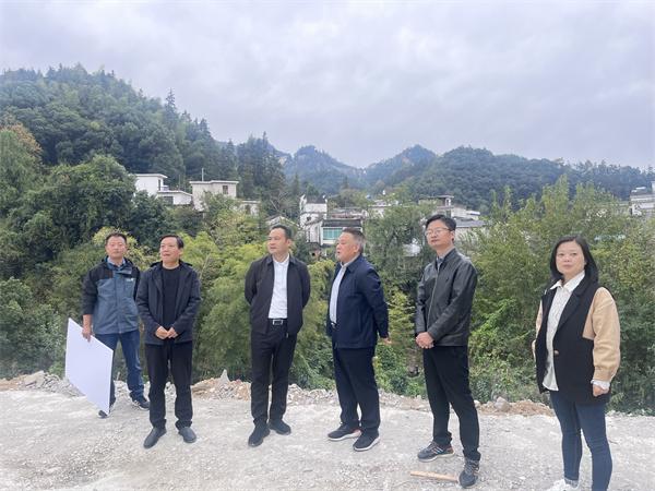 11月4日，縣委副書記王坤調(diào)研杞梓里加油站、石潭景區(qū)建設(shè)推進(jìn)情況，洪董、吳書記陪同調(diào)研1。.jpg