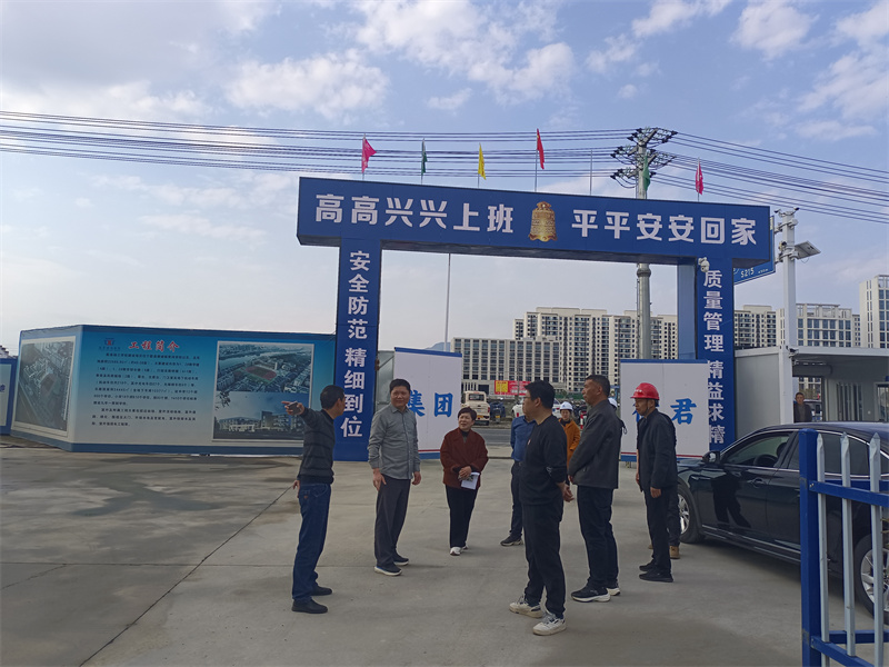 2月19日，詹縣長督查行知、冷鏈、揚(yáng)之等項(xiàng)目開復(fù)工情況。.jpg